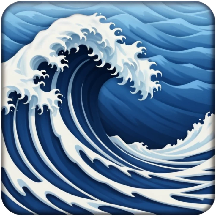 MAKE AN OCEAN WAVE LOOKS SCARY make it  500x500  emoji