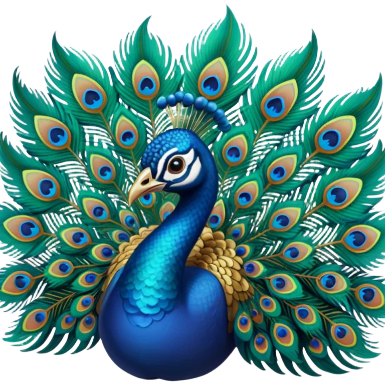 peacock
 emoji