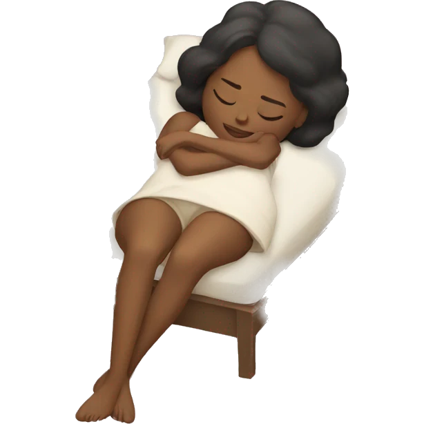 A girl sleeping  emoji