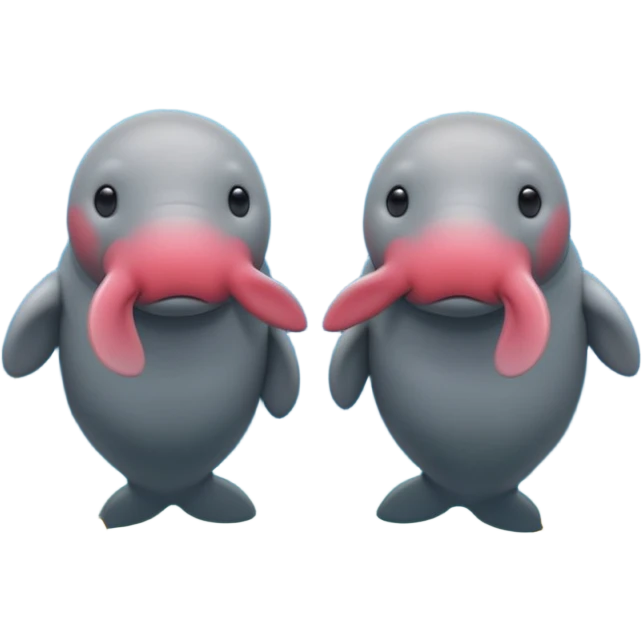 couple of manatees emoji