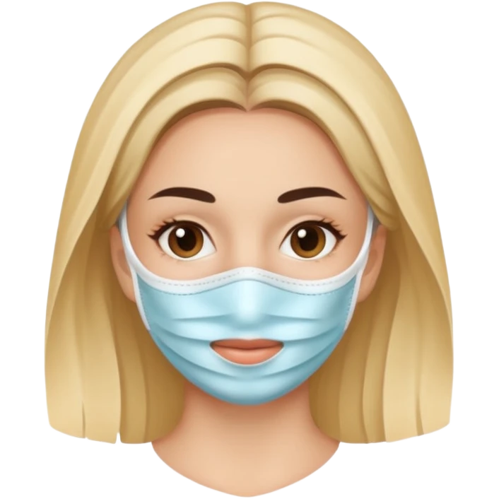 women facial mask emoji