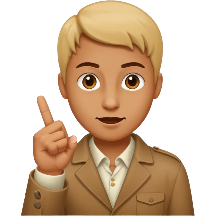 Finger gun hand emoji