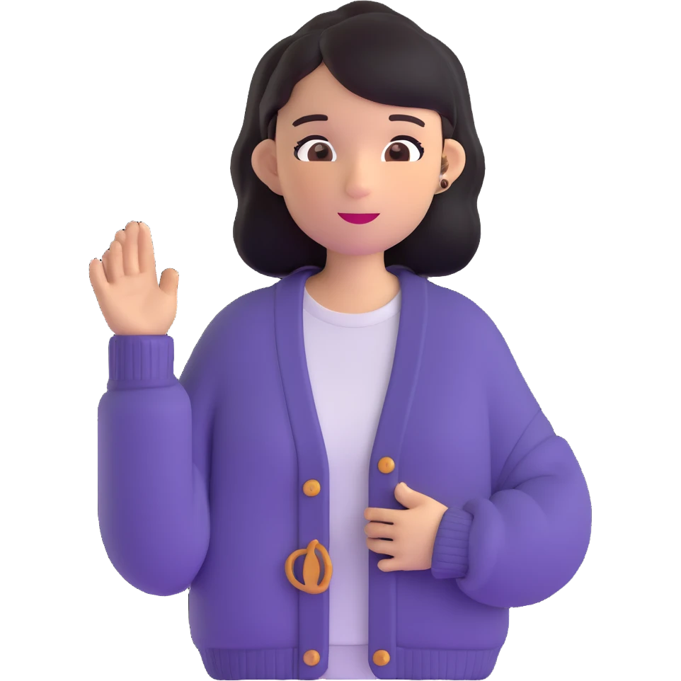 cozy cardigan sweater with indie singer vibe emoji