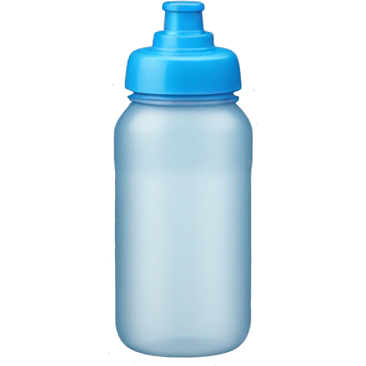 blue water bottle emoji