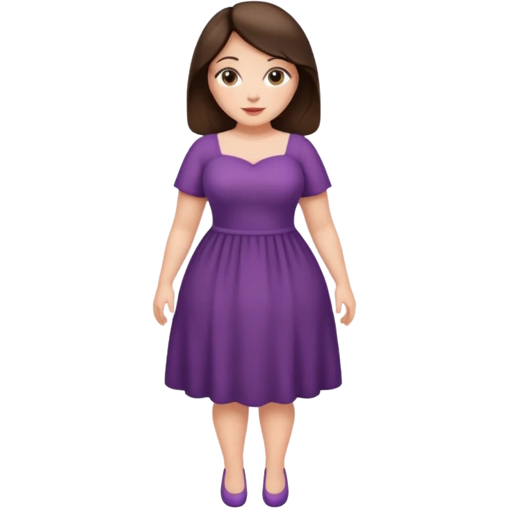 Brunette woman with massive bum emoji