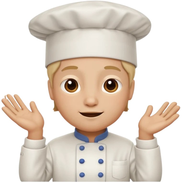 not human funny character with cook hat  emoji