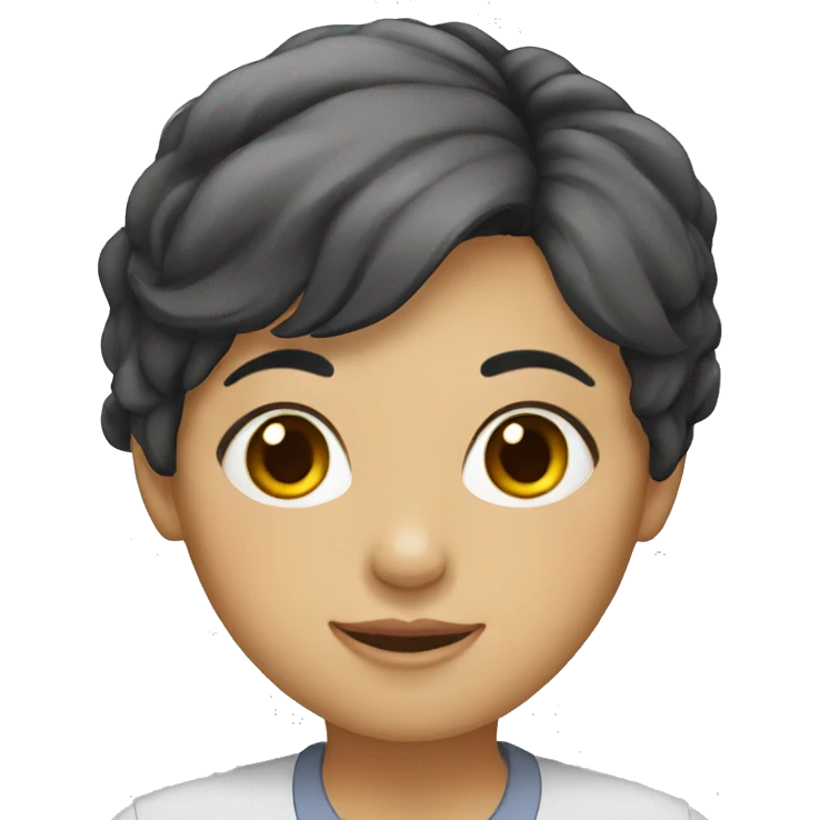 peruvian girl teacher short hair  emoji