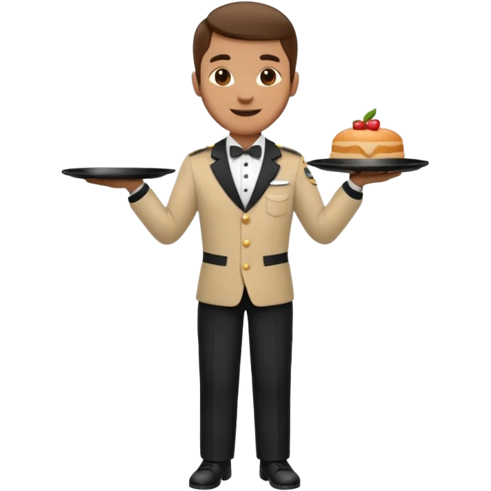 meseros cuerpo completo emoji