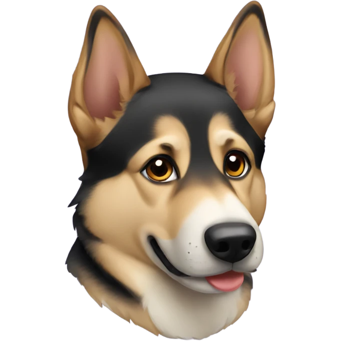 German shepard husky mix emoji