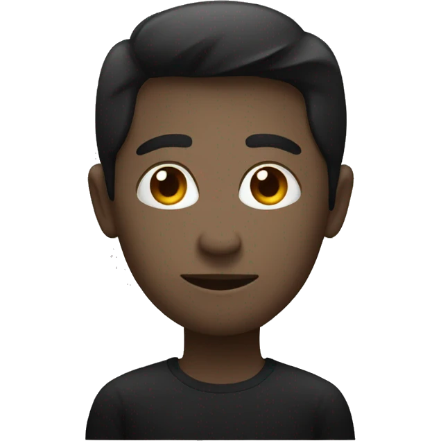  M in black colour emoji