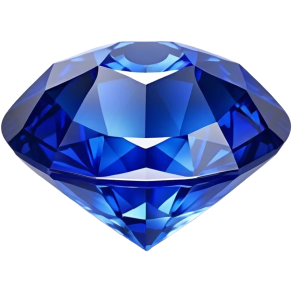Cinematic Realistic Sapphire Emoji, Deep blue and stunning, with smooth, polished facets that gleam with a vibrant intensity. The deep blue hue reflects light in mesmerizing patterns, and a soft, glowing aura adds to the precious, regal nature of the gemstone. Soft glowing outline, capturing the essence of wisdom and royalty in a dazzling sapphire. emoji