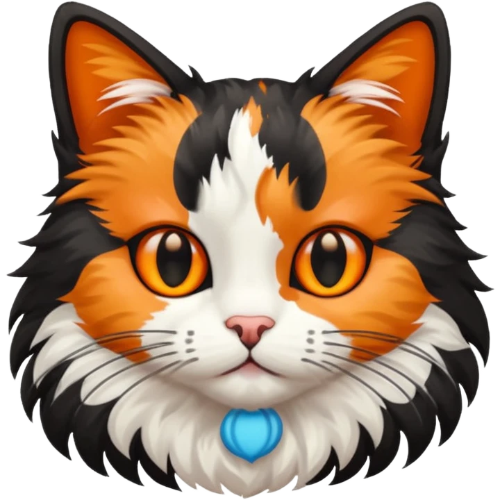 tricolor cat emoji