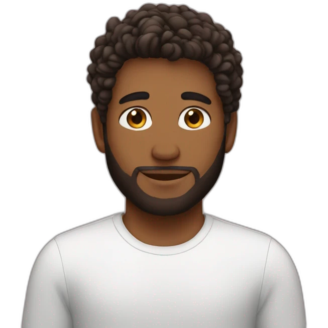 My boyfriend braun hair emoji