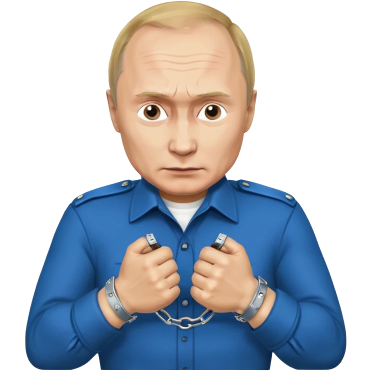 путин рзрывает наручники emoji