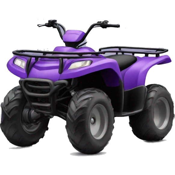 Realistic purple motor outdoor atv  emoji