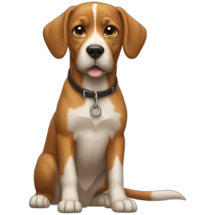 Chat sur chien emoji