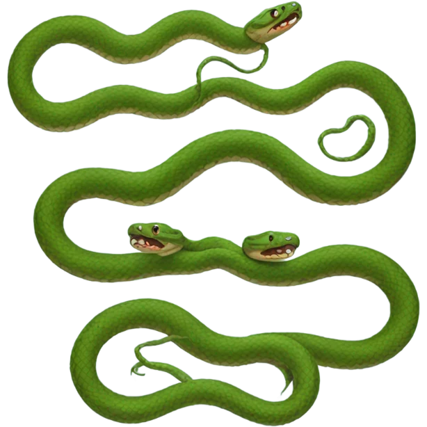 Four snake emoji