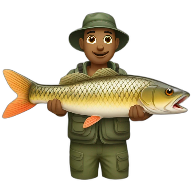 carp fisherman emoji