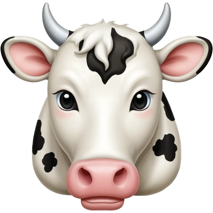 brique de lait avec une vache dessus  emoji