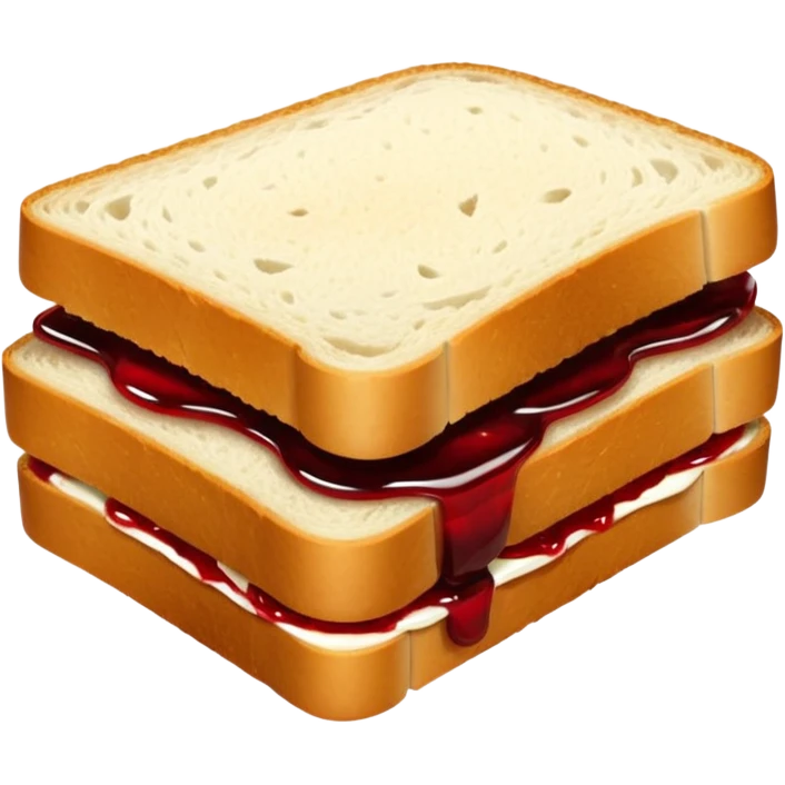 make a jam sandwich sliced  emoji