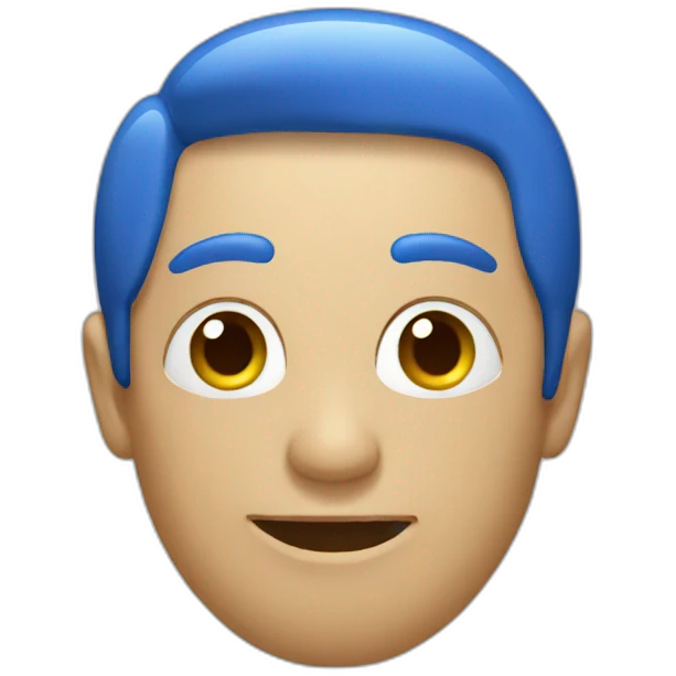 blue sms emoji