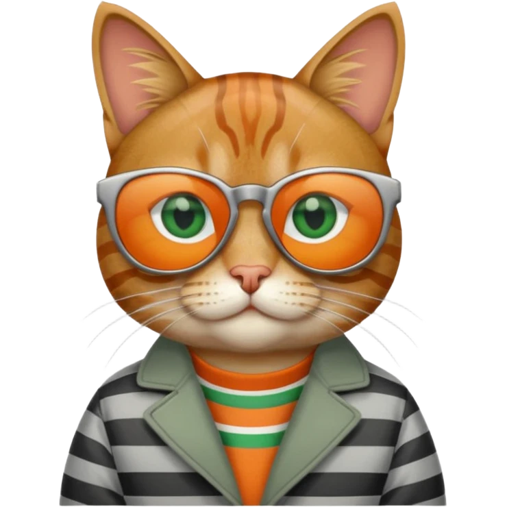 Cat wearing sunglasses emoji