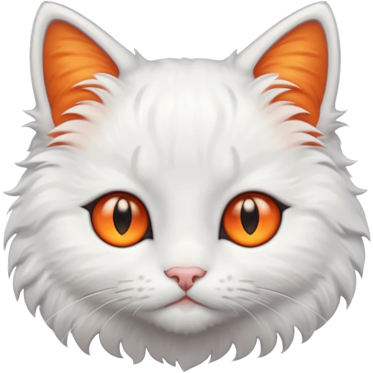 White kitty emoji