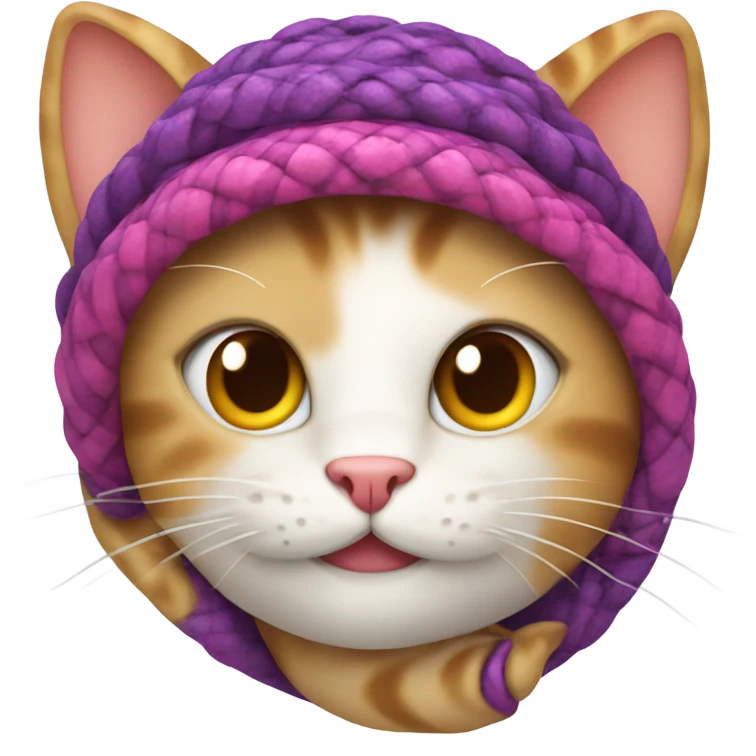 cute cat with a snake hat emoji