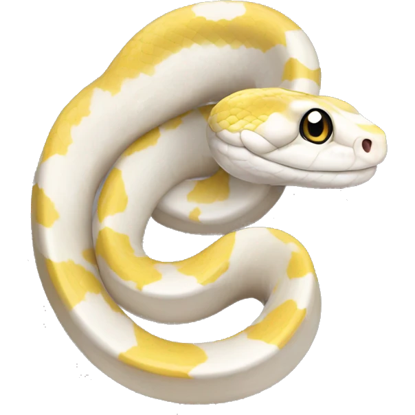 Pied python emoji