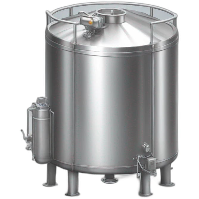 Stainless vertikal beer tank emoji