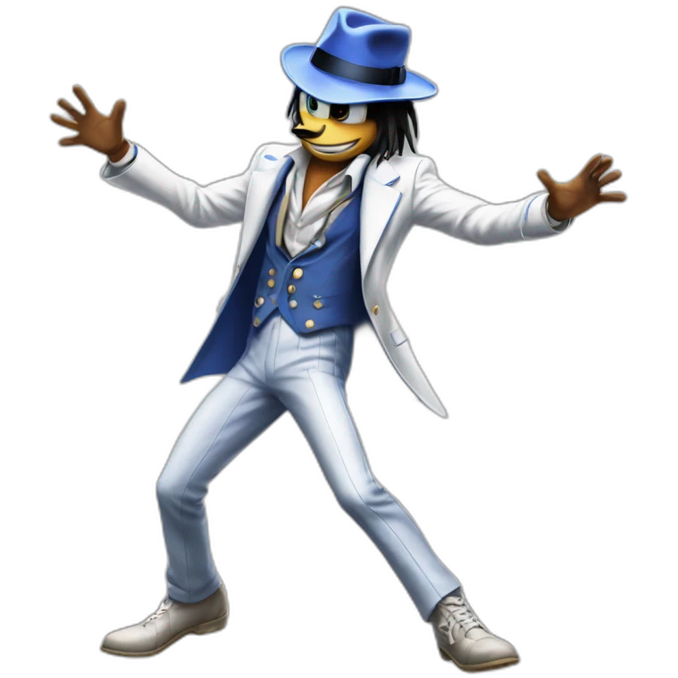 Sonic dancing smooth criminal emoji