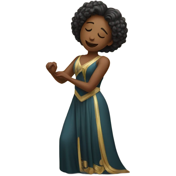 Taking a bow emoji