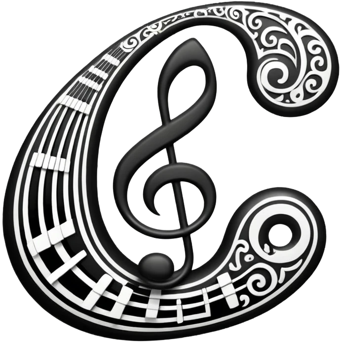 music note tribalism  emoji
