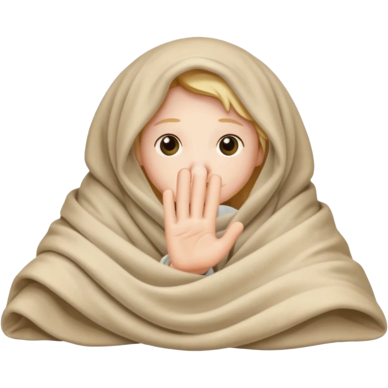 Something under the blanket emoji