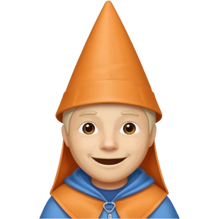 Chat visage humain qui porter pun chapeau emoji