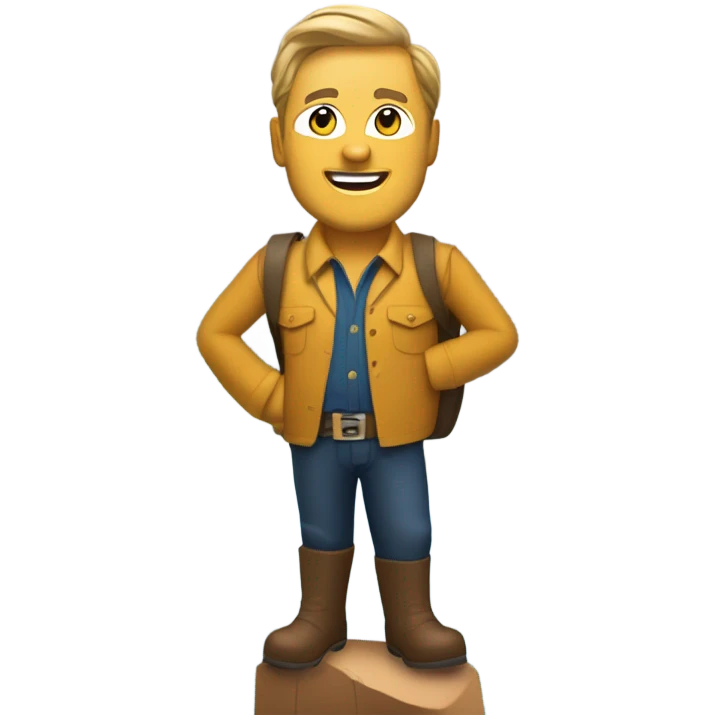 Rich Fairbanks from capital one crossing a canyon emoji