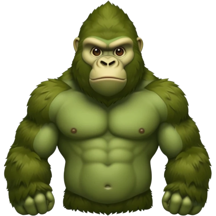 green gorila emoji