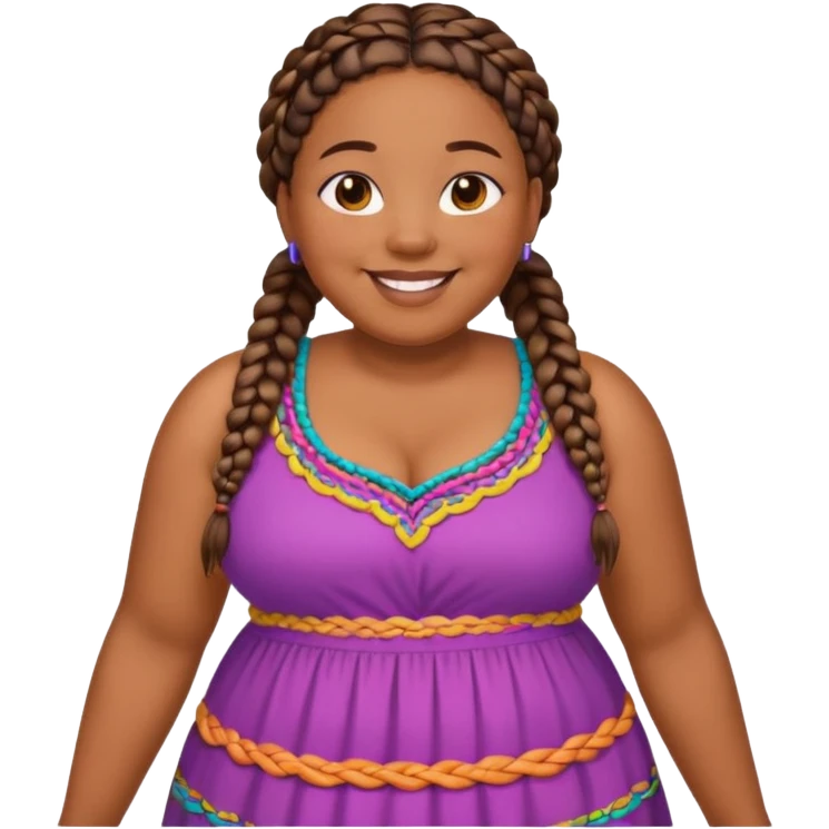 fat blackwoman emoji