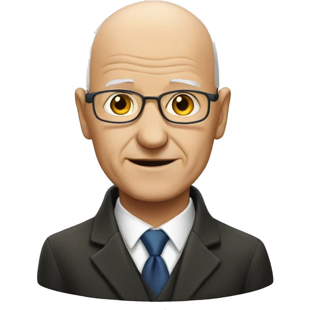 older bald man politician emoji