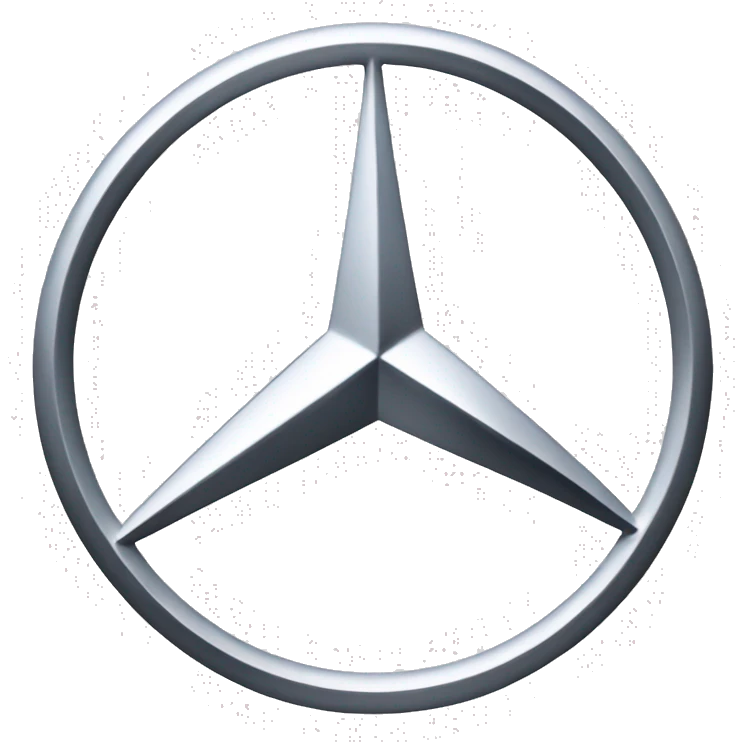 Mercedes benz logo emoji