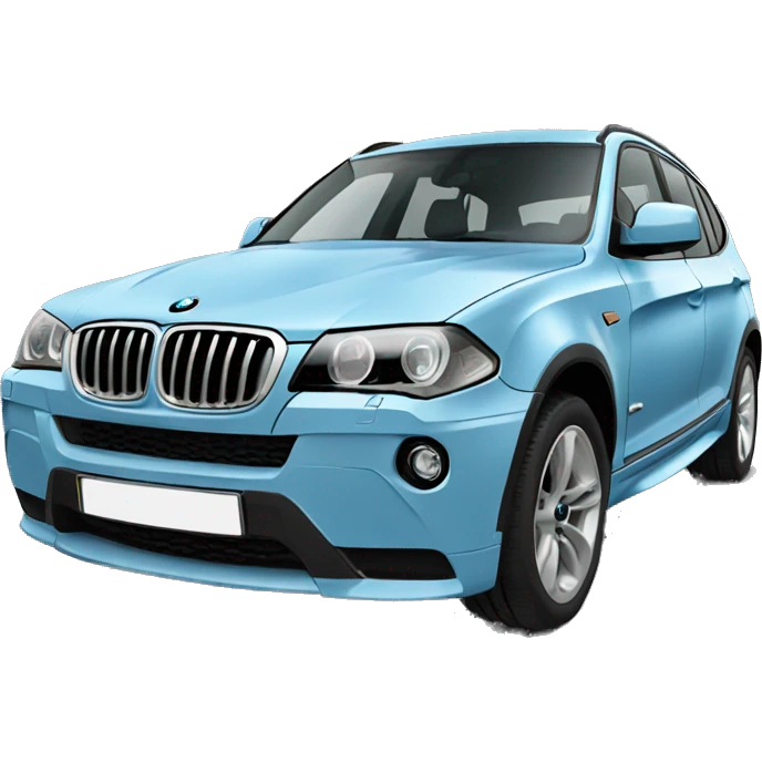 BMW x3 lightblue emoji