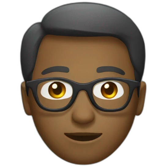 chat à lunette emoji