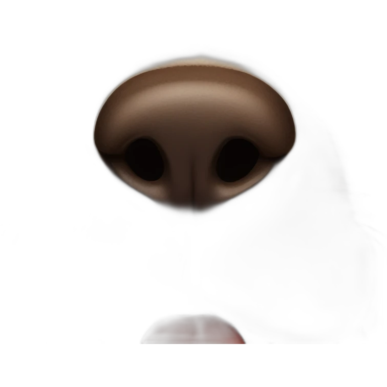 big dog nose emoji
