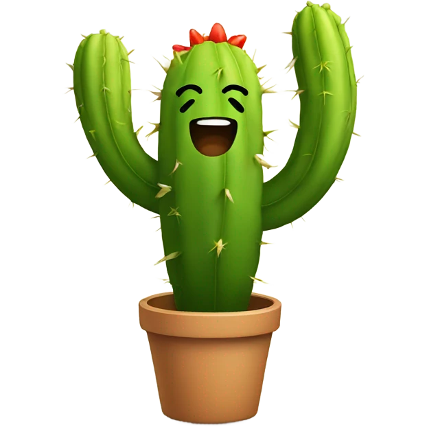 dancing cactus  emoji