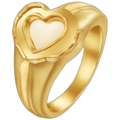 Bague en cœur emoji