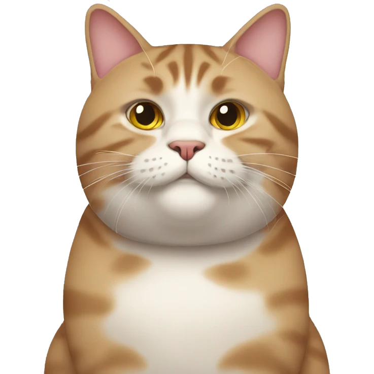 obese cat emoji