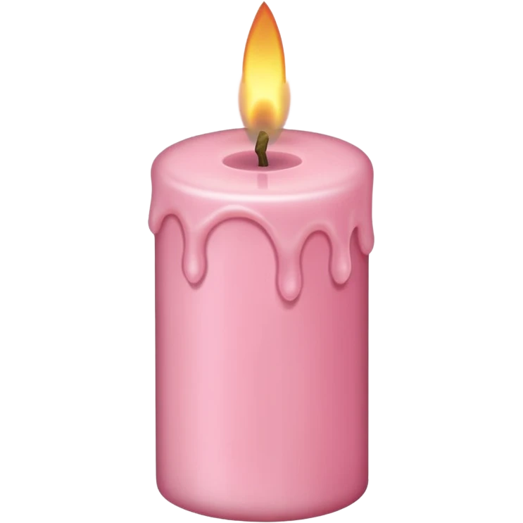 make a candle in girly with light pink tones. emoji