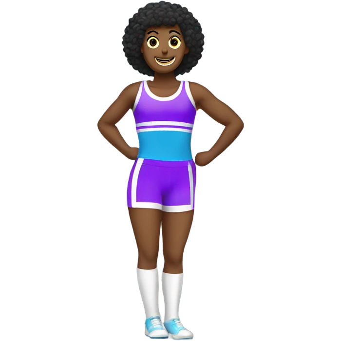 Sport aerobics costume emoji