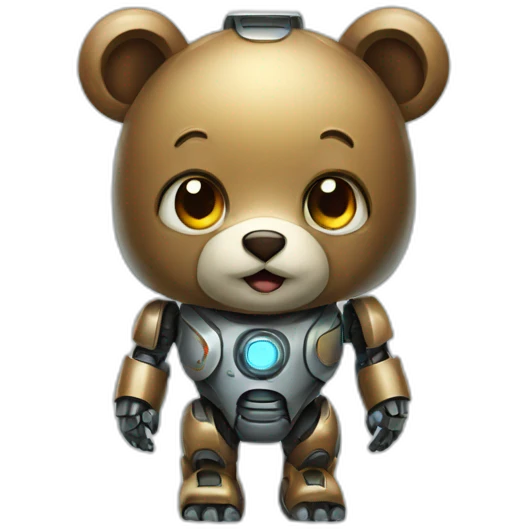 robot bear emoji
