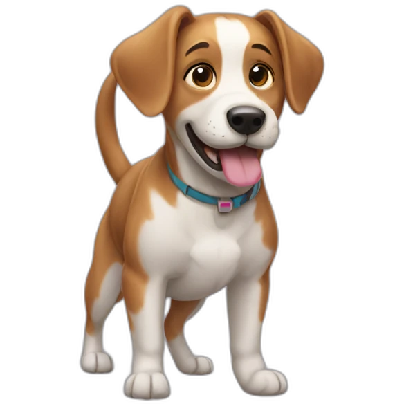 dog happy emoji